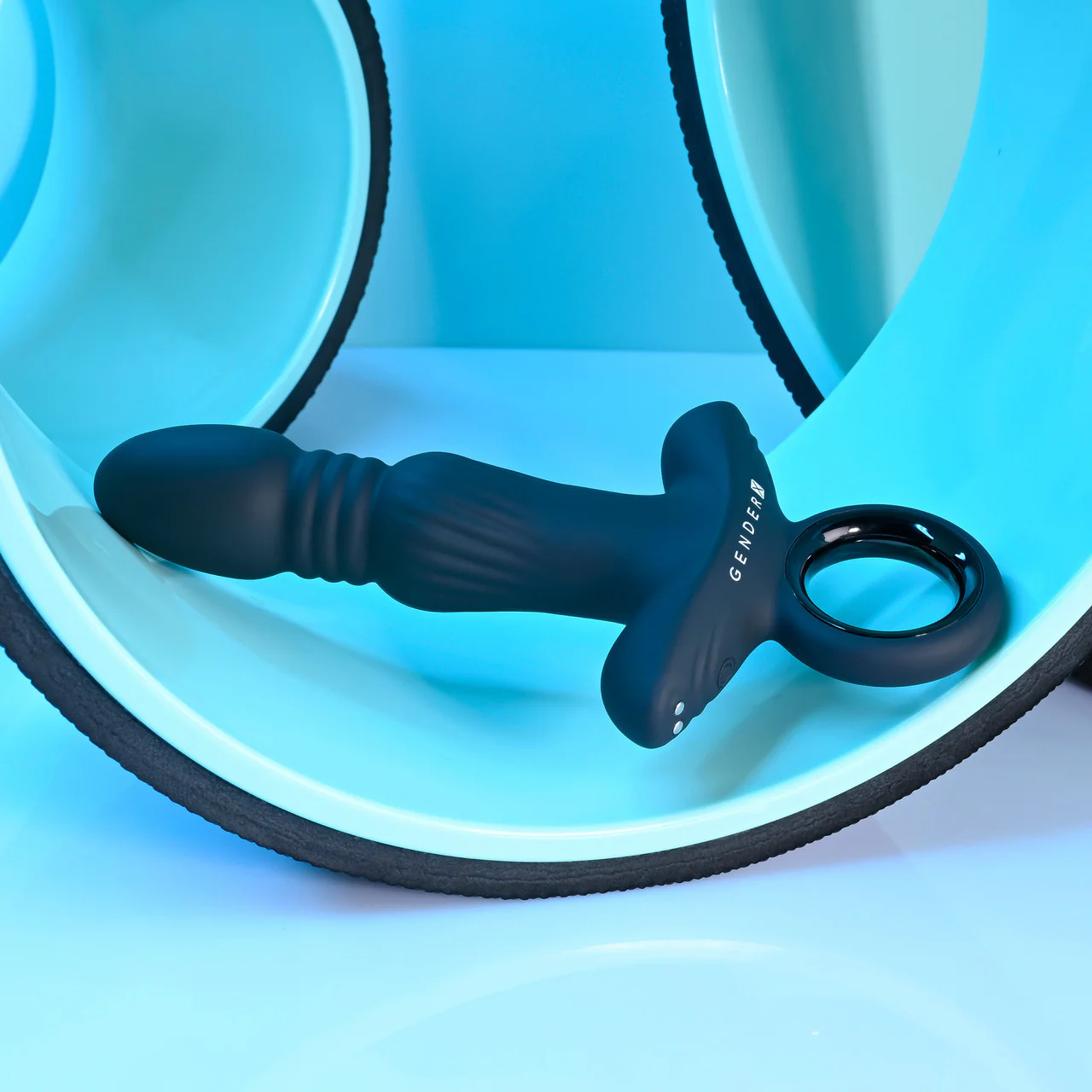 Gender X Slayer Rechargeable Waterproof Silicone Thrusting & Vibrating Anal Plug - Image 6