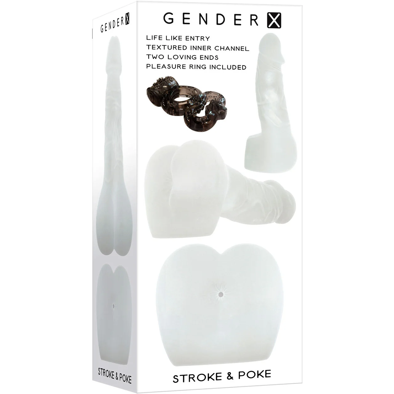 Gender X Stroke & Poke See-Through Penis Masturbator - Image 10