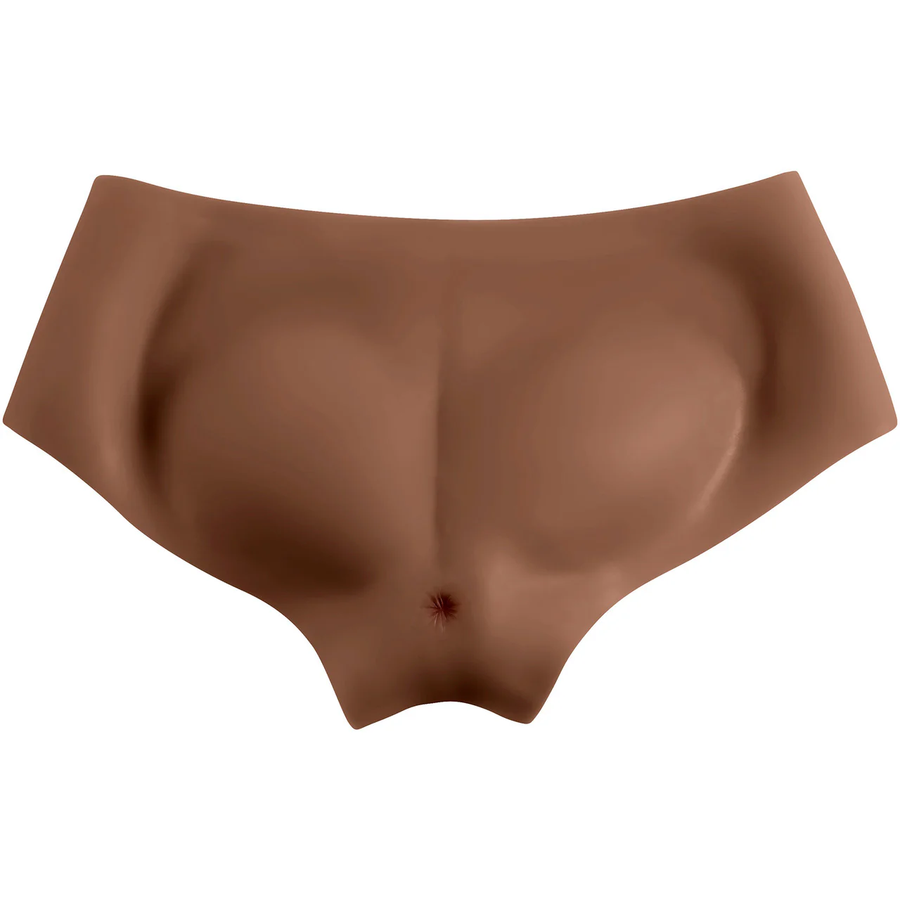 Gender X Undergarments Briefs Wearable Silicone Penetrable Vagina - Chocolate - Image 4
