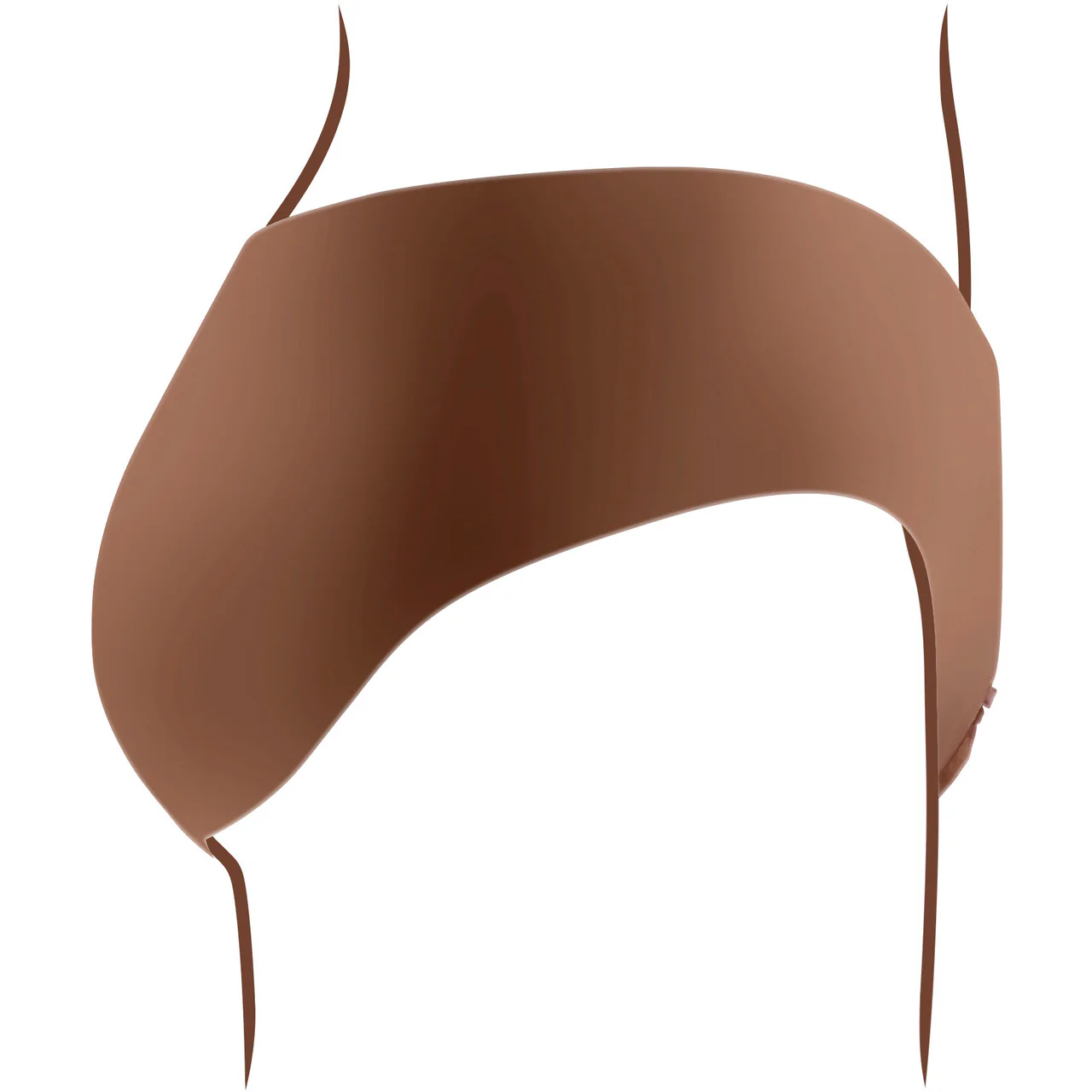 Gender X Undergarments Briefs Wearable Silicone Penetrable Vagina - Chocolate - Image 9