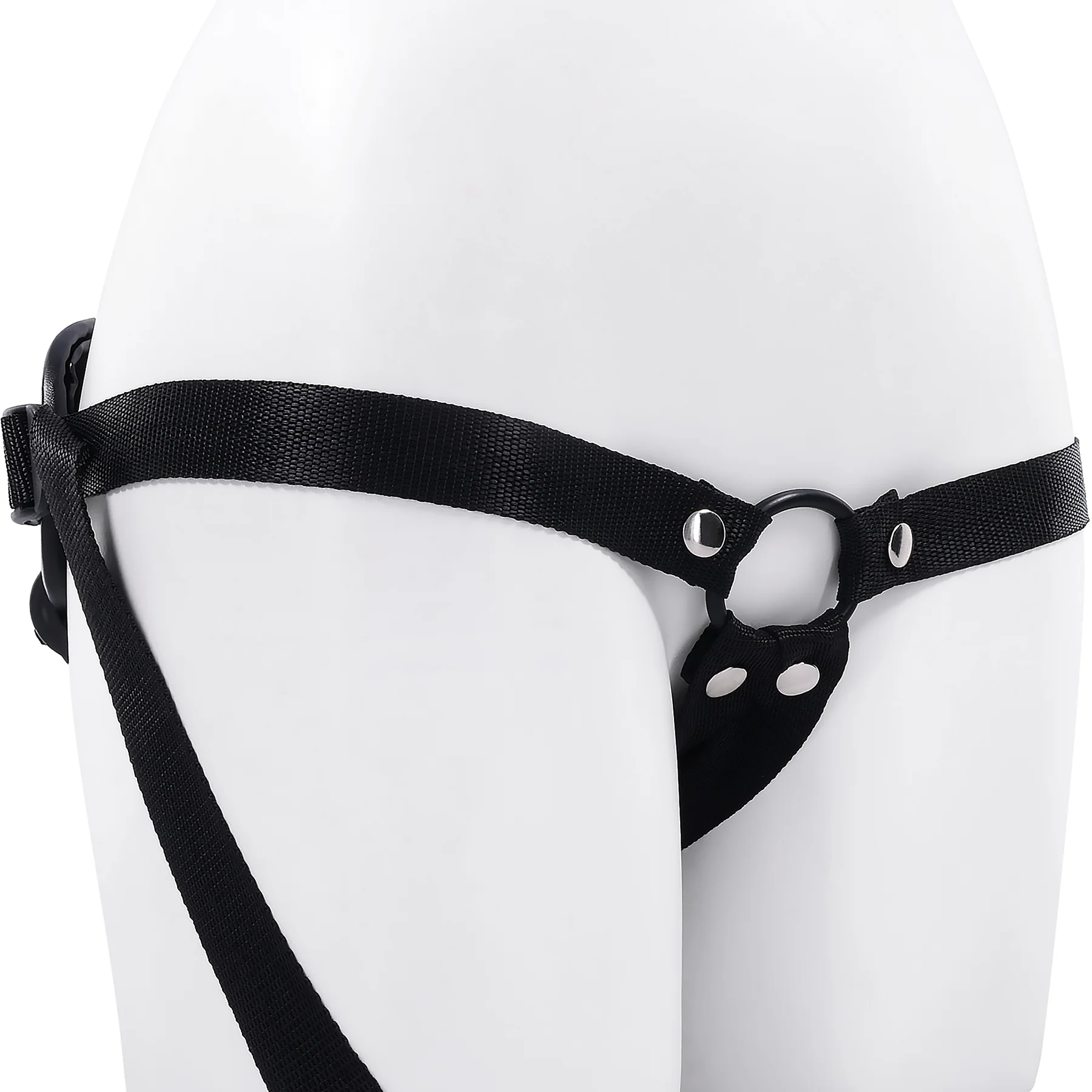 Giving Vibes Rechargeable Silicone Triple Stimulation Strap-On Vibrator By Evolved Novelties - Image 15