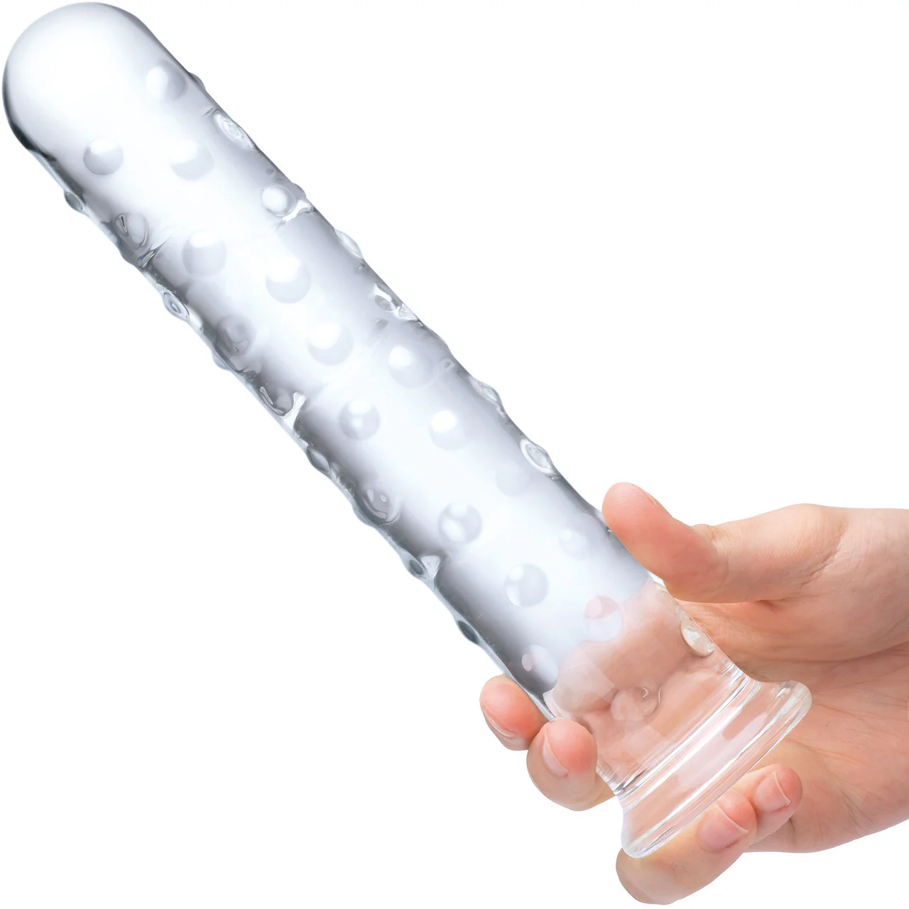 Gläs 10" Extra Large Glass Dildo - Clear - Image 3