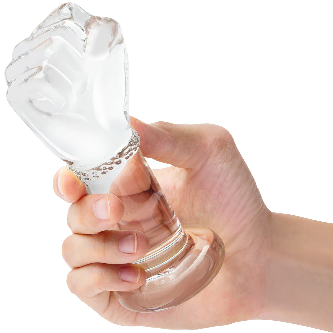 Gläs 5" Glass Fist Butt Plug - Clear - Image 2