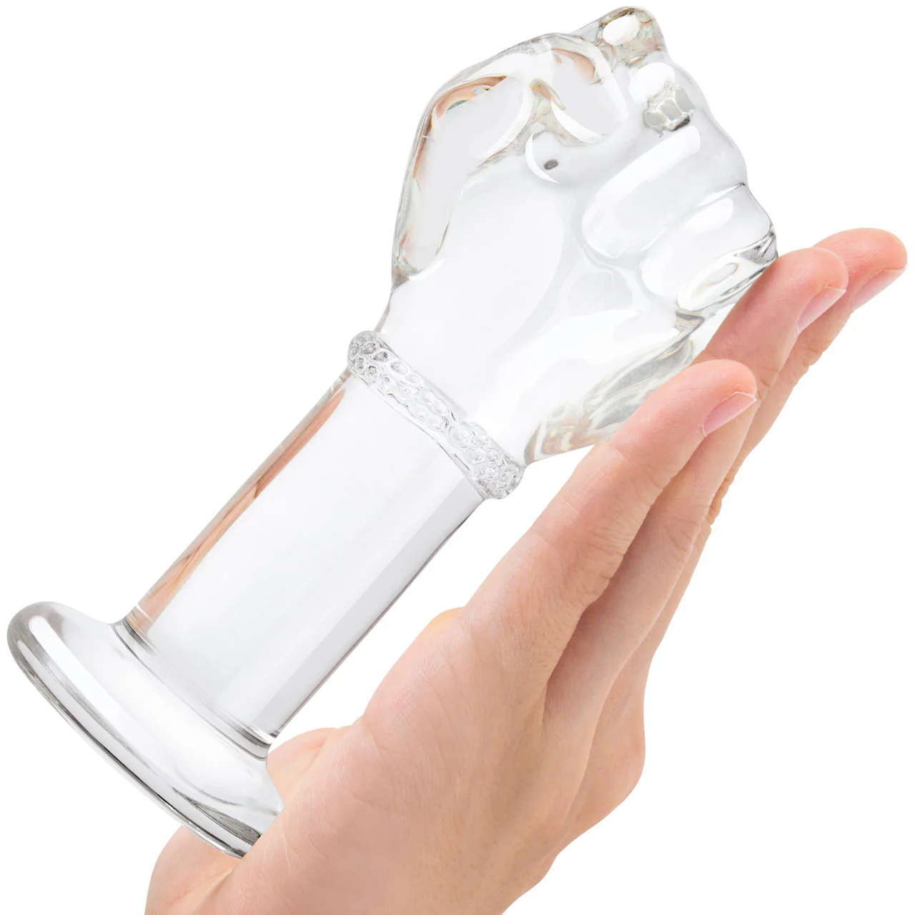 Gläs 5" Glass Fist Butt Plug - Clear - Image 4