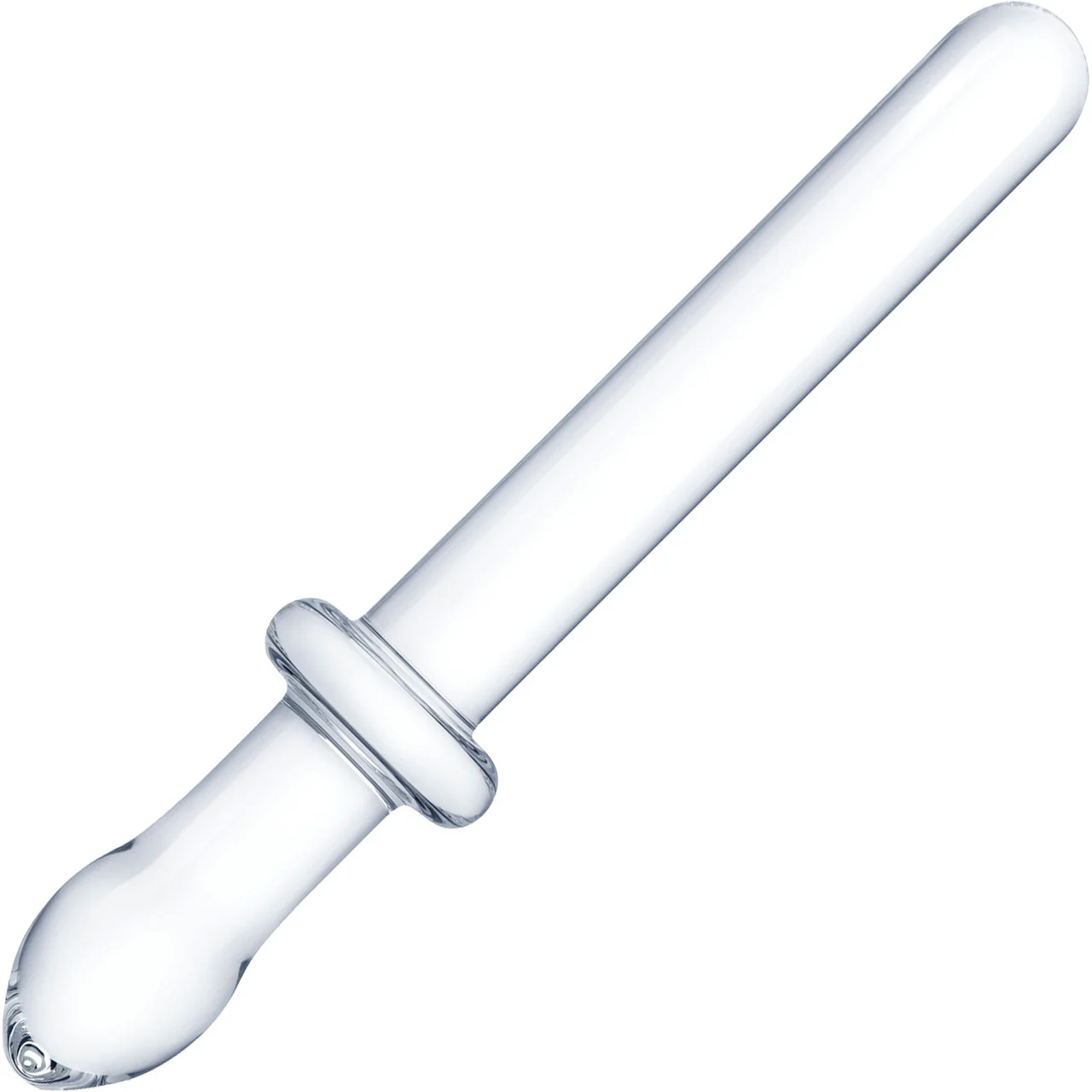 Gläs 9.25" Classic Smooth Dual-Ended Glass Dildo  - Clear