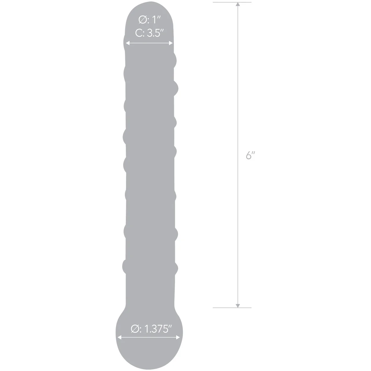 Gläs Callisto Glass Dildo - Clear - Image 5