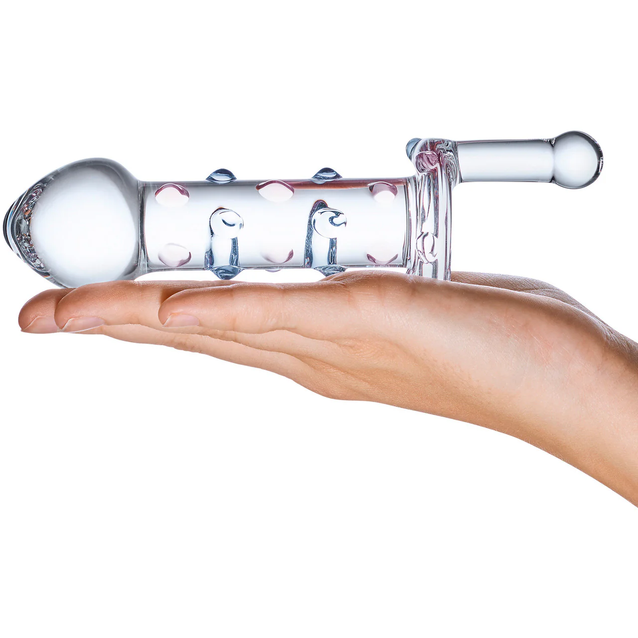 Gläs Candy Land Glass Juicer Dildo - Pink & Blue - Image 4