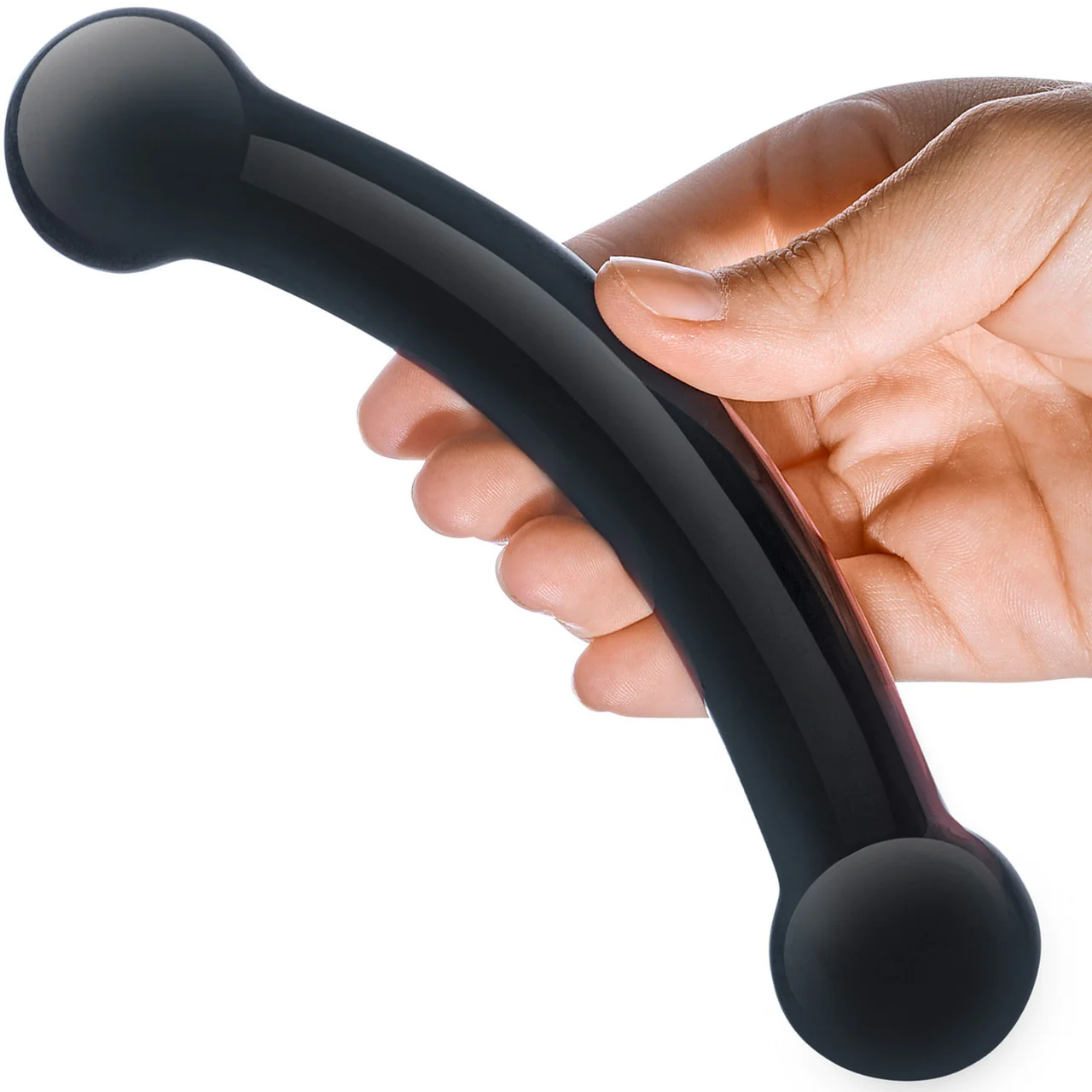 Gläs Double Bull Black Glass Dildo - Image 3
