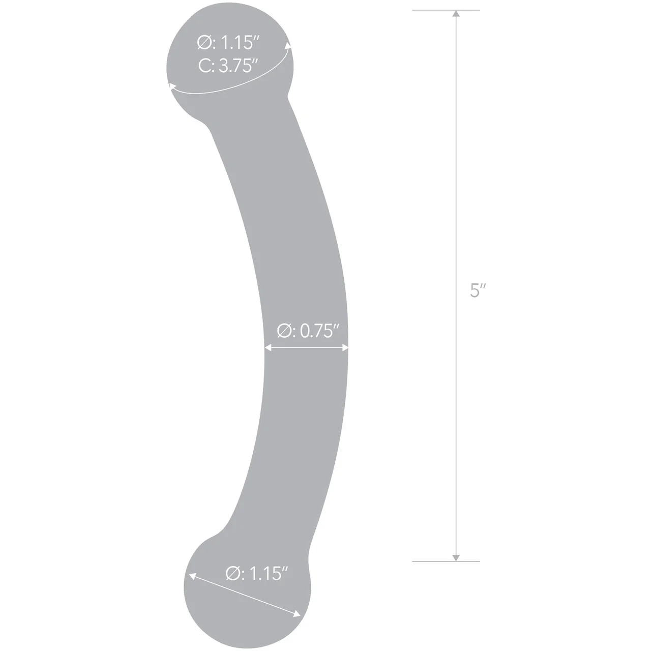 Gläs Double Bull Black Glass Dildo - Image 5