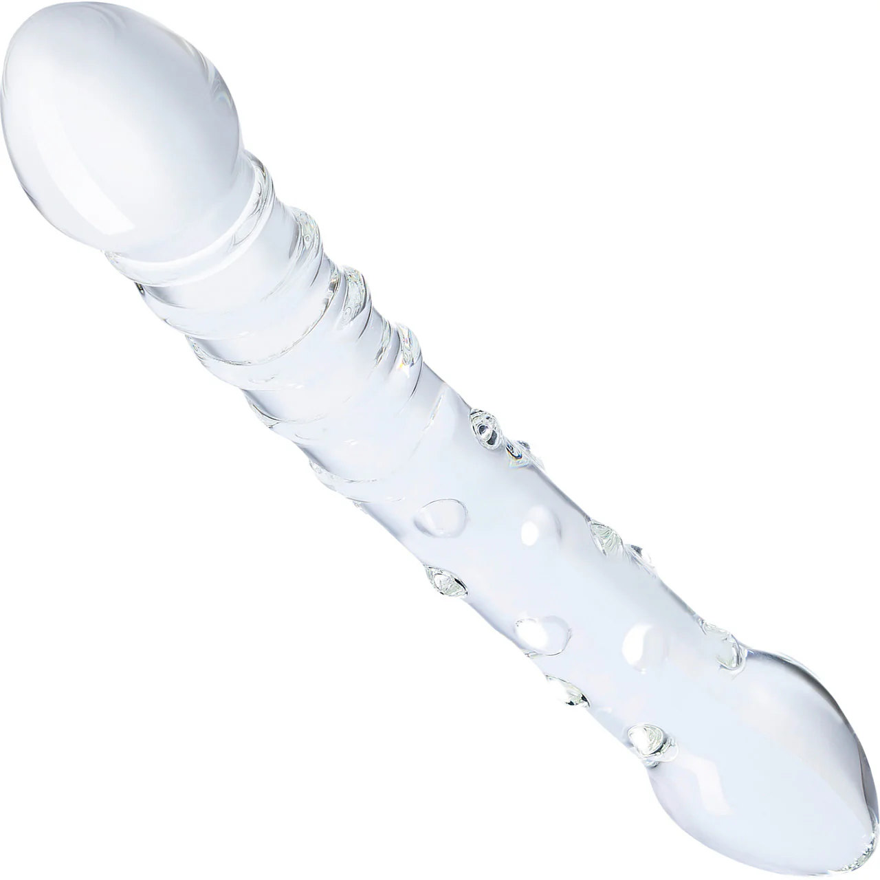 Gläs Double Trouble Glass Dildo - Clear - Image 2