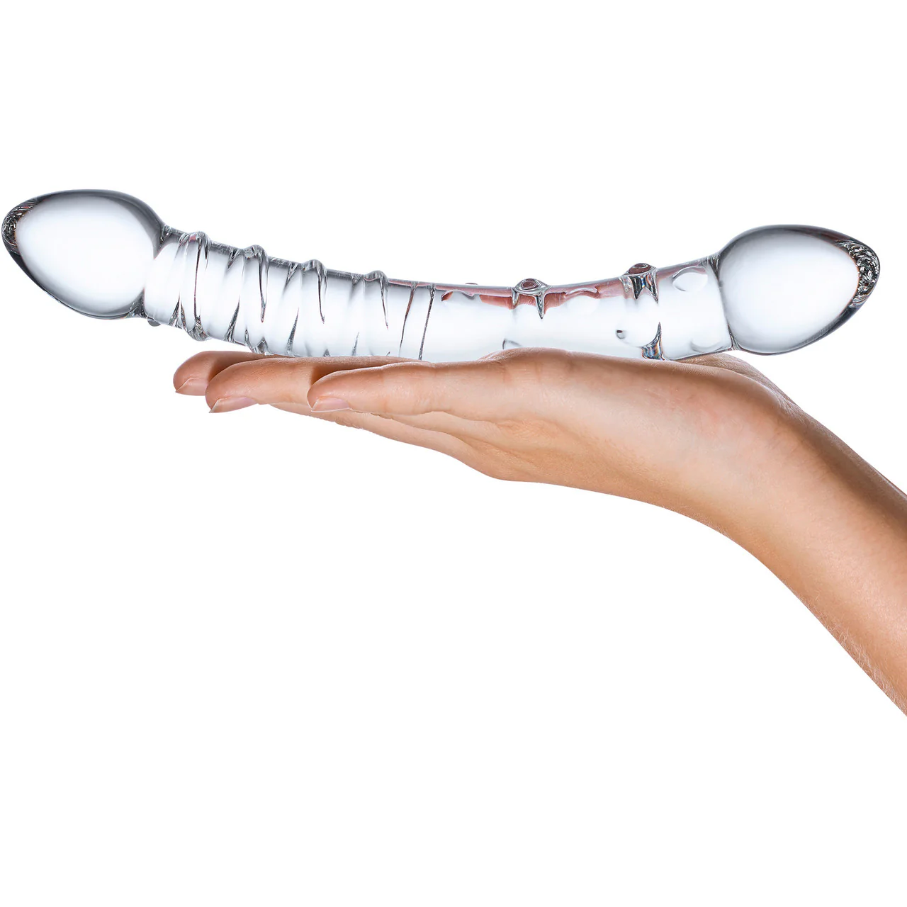 Gläs Double Trouble Glass Dildo - Clear - Image 4