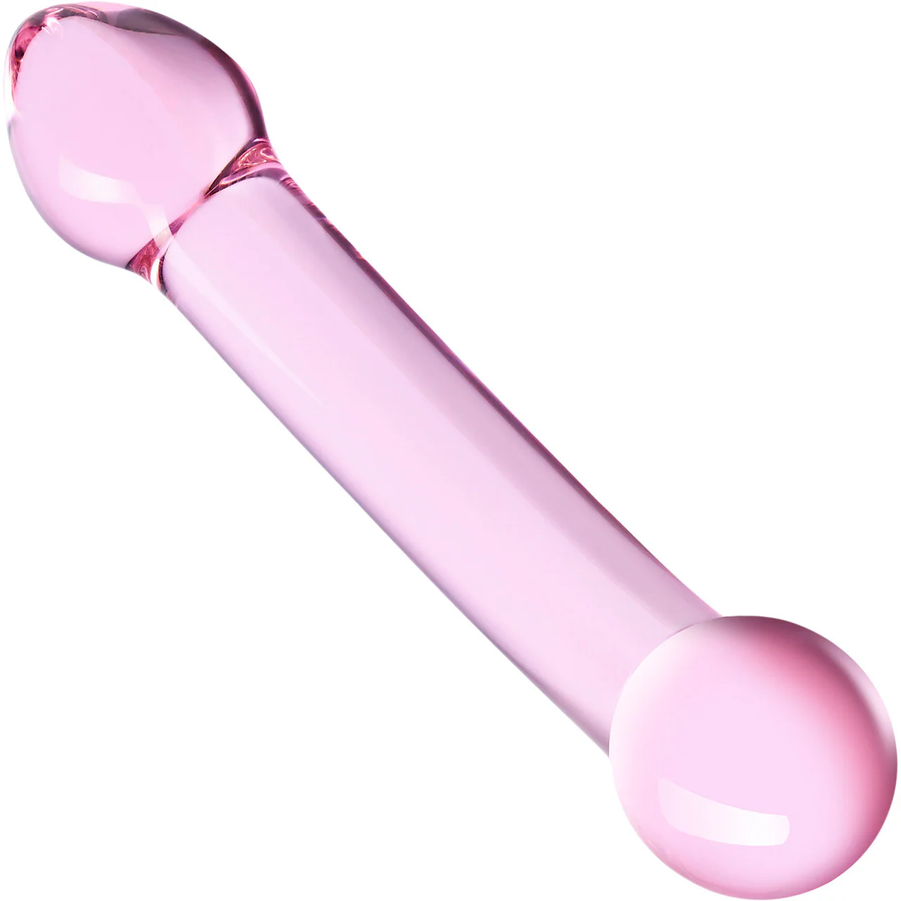 Gläs Double Trouble Purple Glass Dildo - Image 2