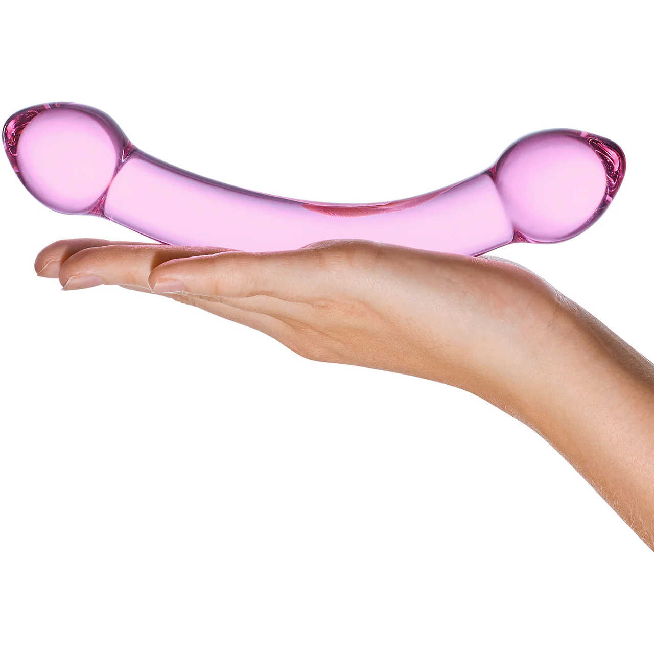 Gläs Double Trouble Purple Glass Dildo - Image 4