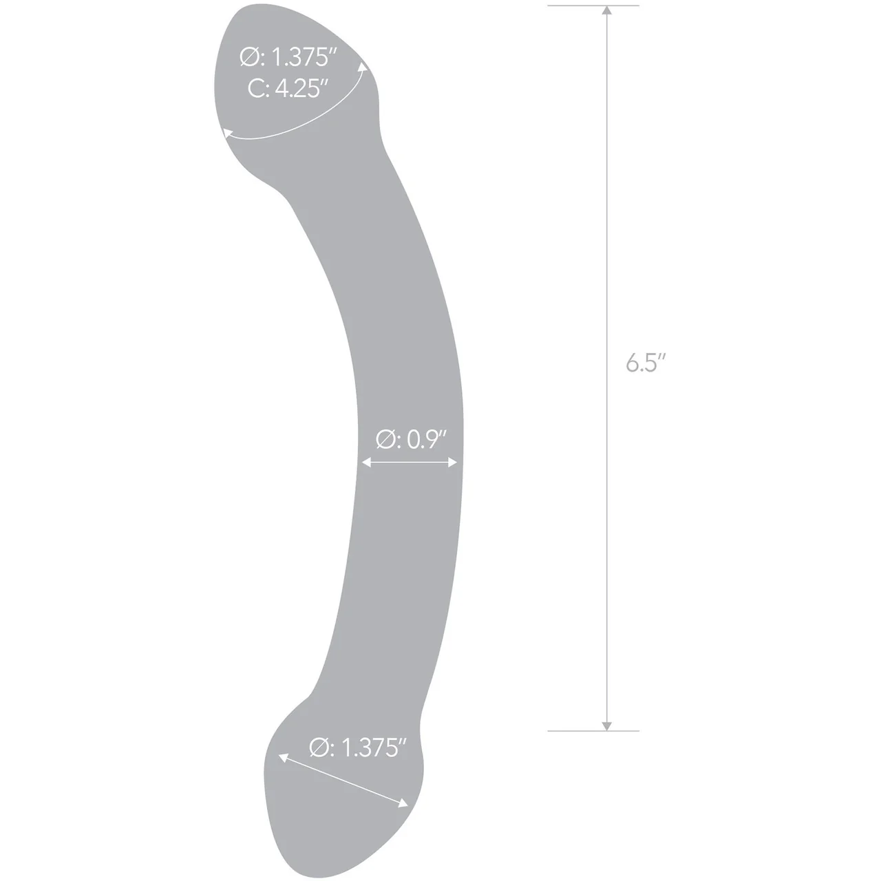 Gläs Double Trouble Purple Glass Dildo - Image 5
