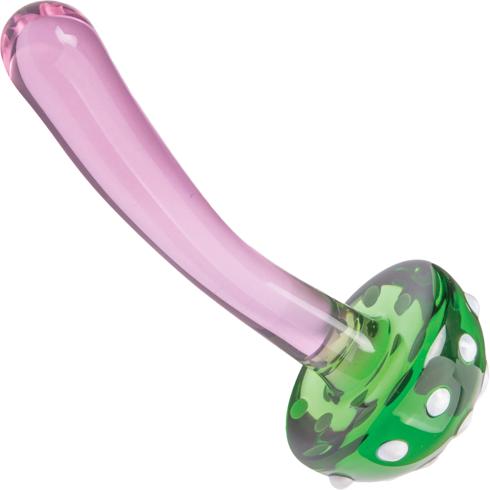 Gläs Magic Mushroom Dildo 7.5" Glass Dildo - Image 3