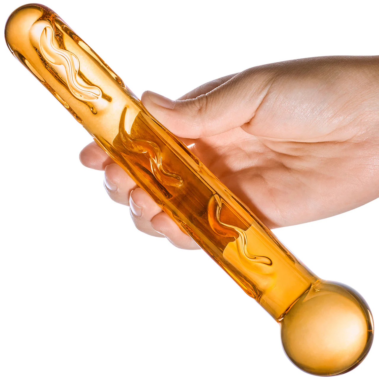 Gläs Orange Tickler Glass Dildo - Image 3