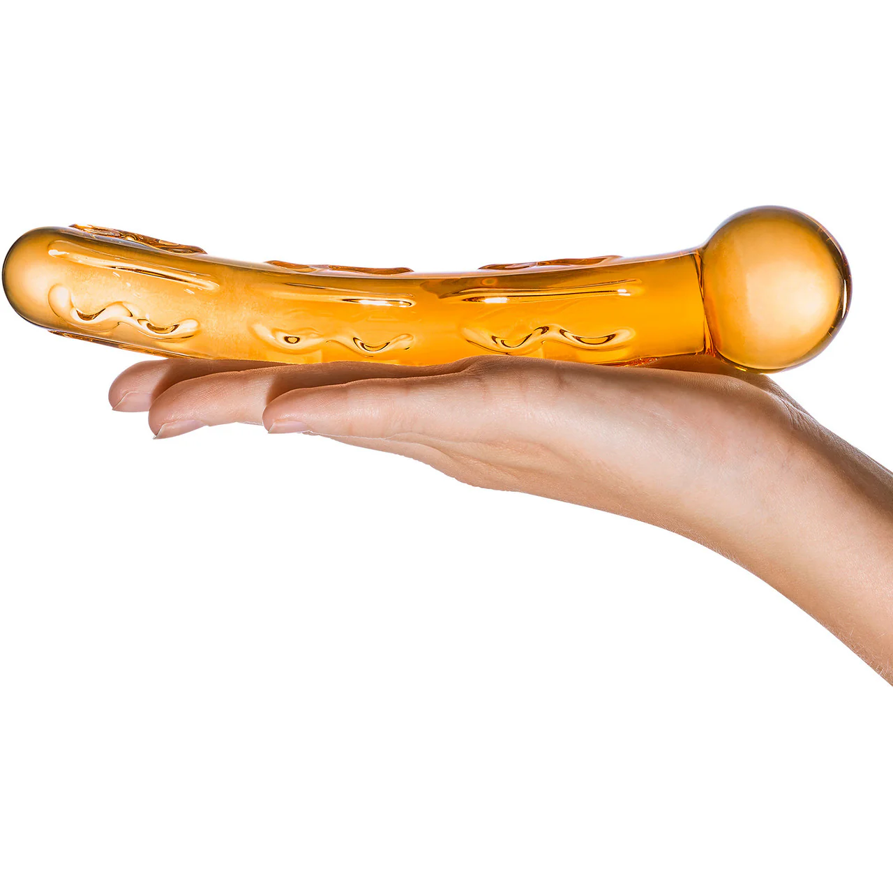 Gläs Orange Tickler Glass Dildo - Image 4