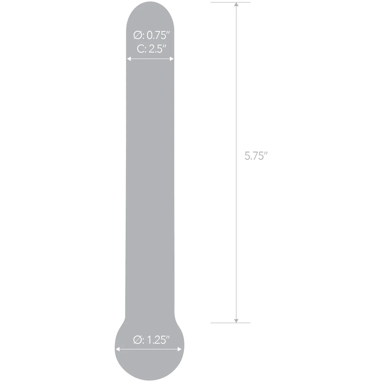 Gläs Straight Glass Dildo - Clear - Image 5