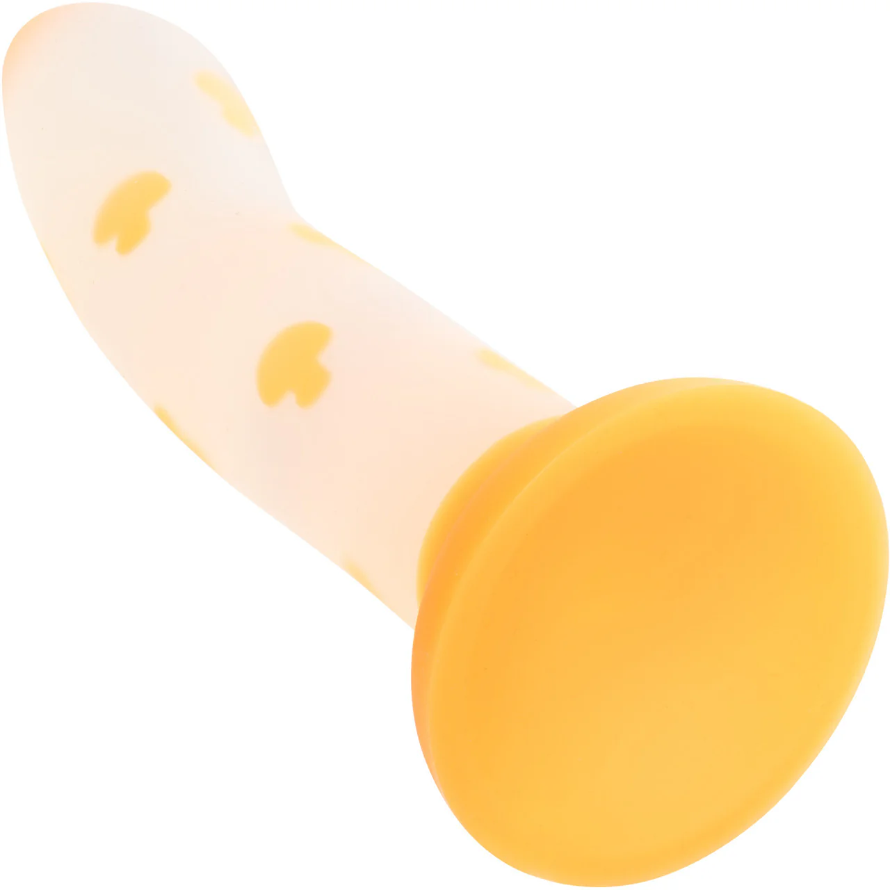 Glow Stick Mushroom 6" Glow In The Dark Silicone Suction Cup Dildo By CalExotics - Image 8