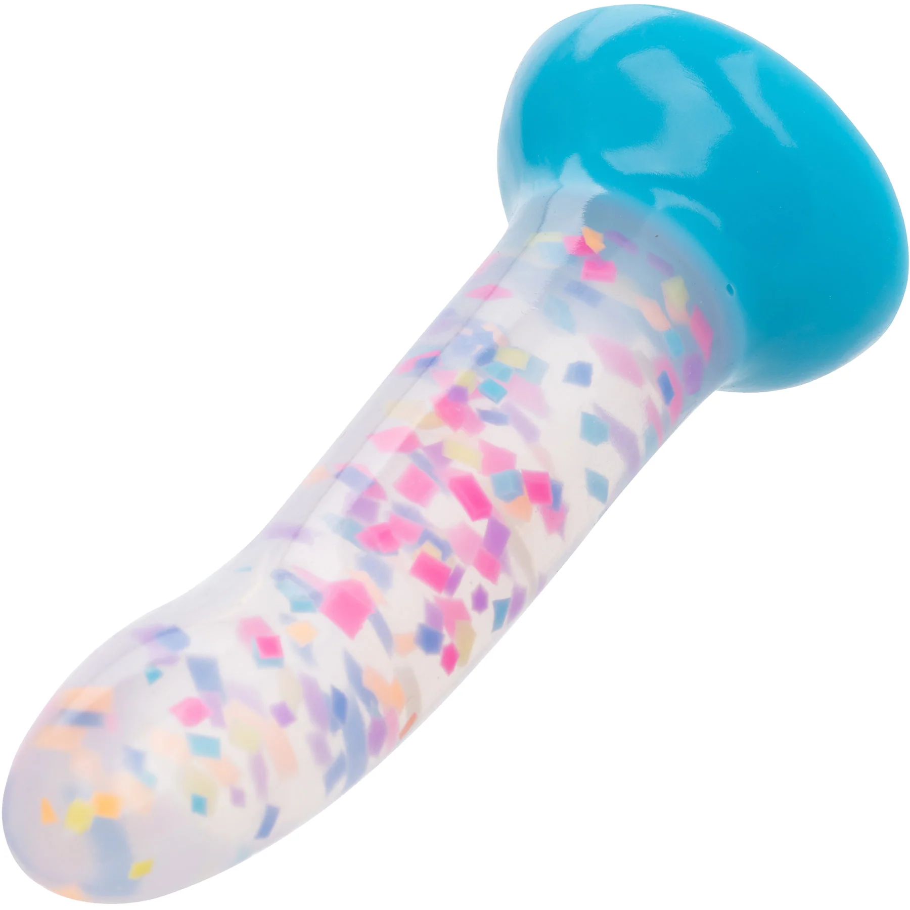 Glow Stick Party 6" Glow In The Dark Silicone Suction Cup Dildo By CalExotics - Image 3