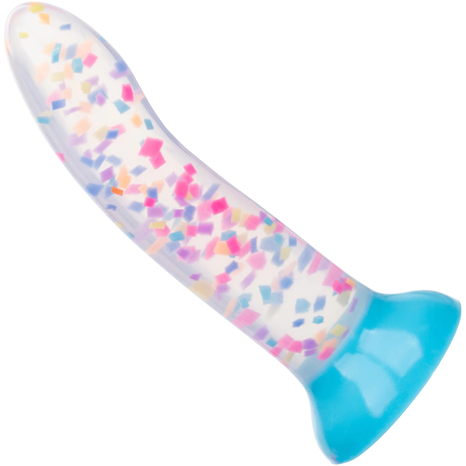 Glow Stick Party 6" Glow In The Dark Silicone Suction Cup Dildo By CalExotics - Image 5