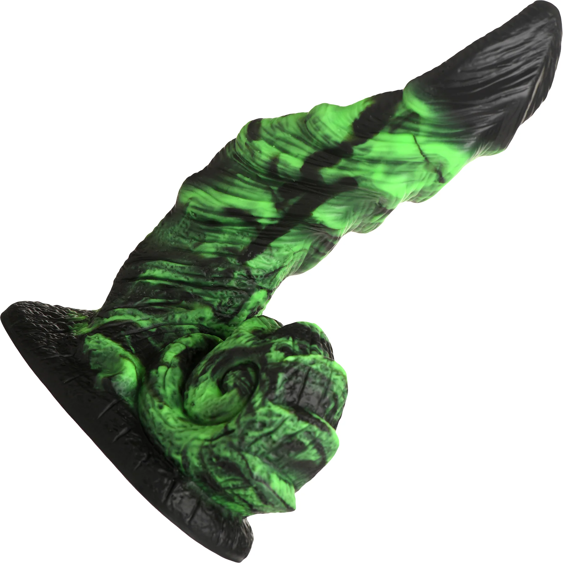 Glowzilla Glow-in-the-Dark 7.8" Silicone Suction Cup Dildo By Creature Cocks - Image 10
