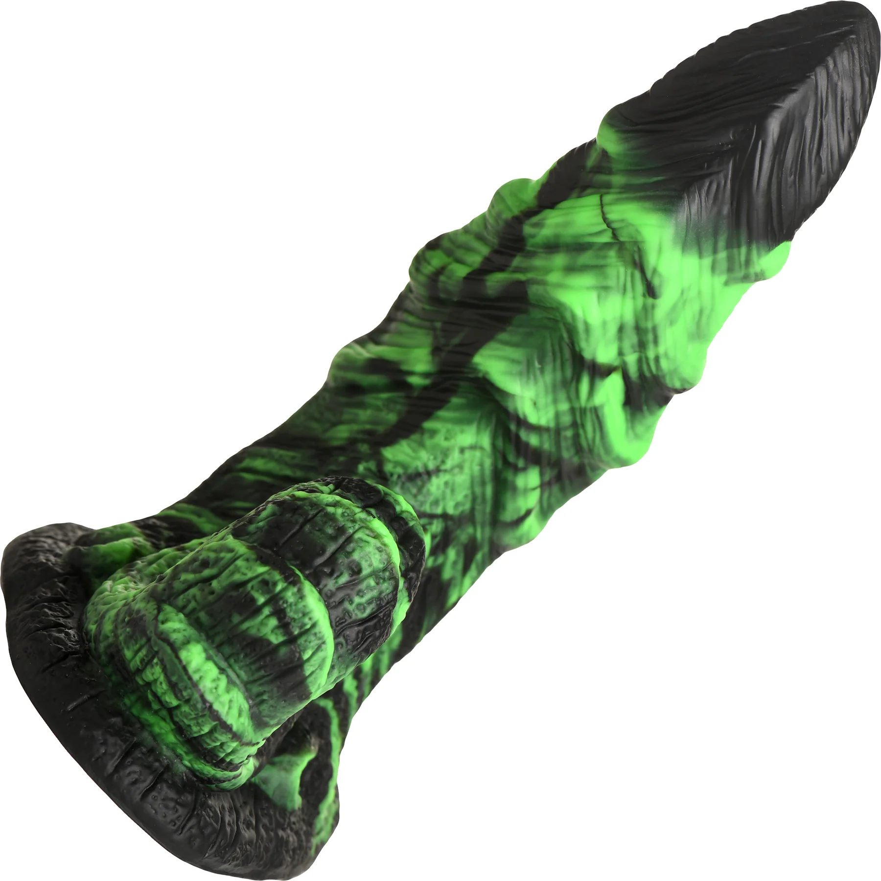 Glowzilla Glow-in-the-Dark 7.8" Silicone Suction Cup Dildo By Creature Cocks - Image 12