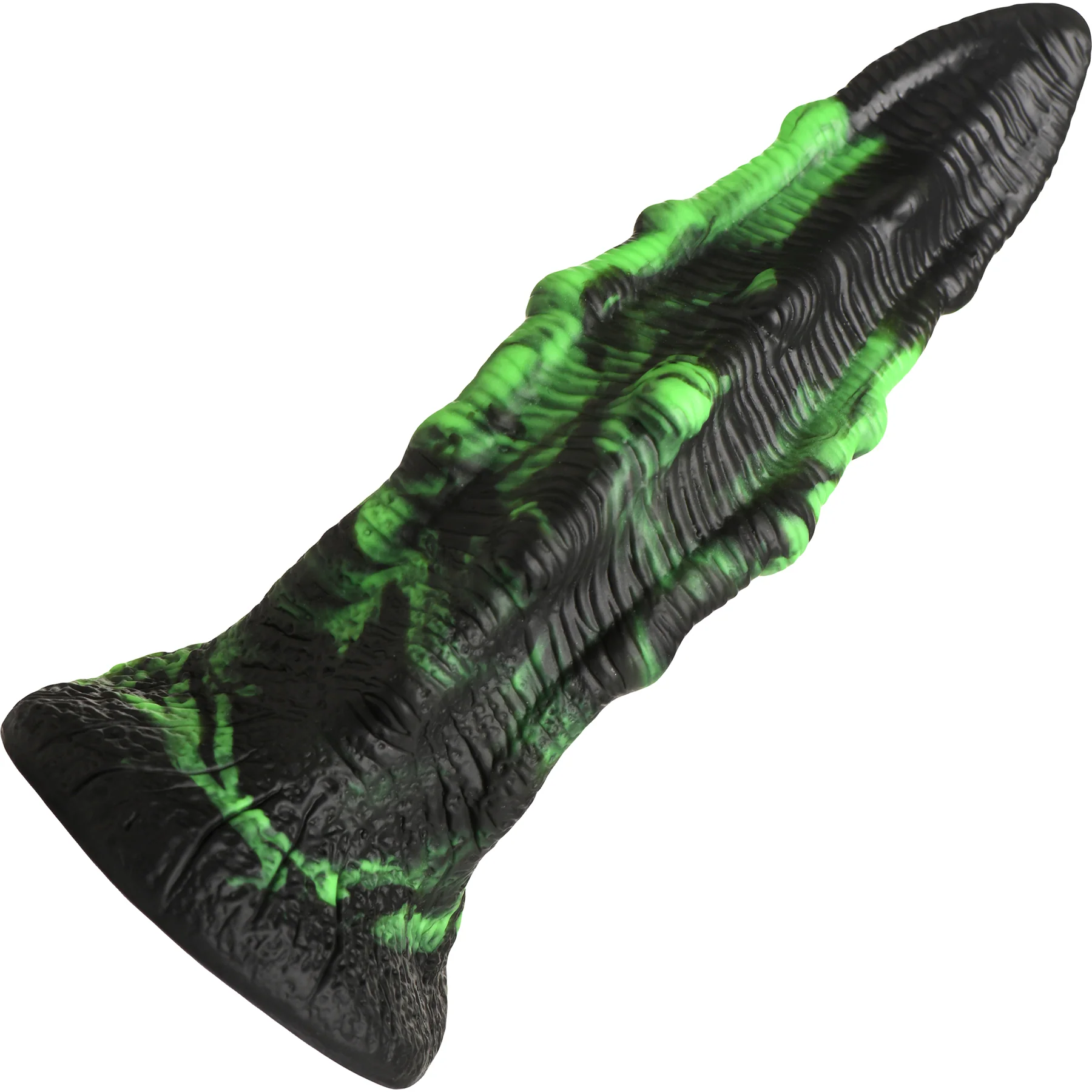 Glowzilla Glow-in-the-Dark 7.8" Silicone Suction Cup Dildo By Creature Cocks - Image 6