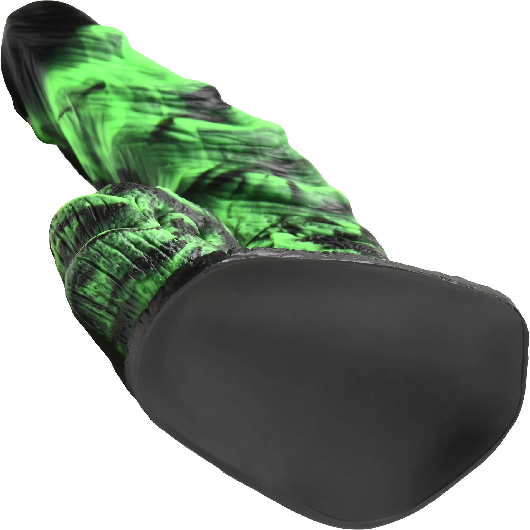 Glowzilla Glow-in-the-Dark 7.8" Silicone Suction Cup Dildo By Creature Cocks - Image 8