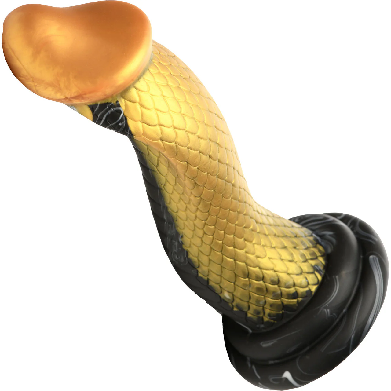 Golden Mamba 8" Silicone Suction Cup Dildo By Creature Cocks - Image 2