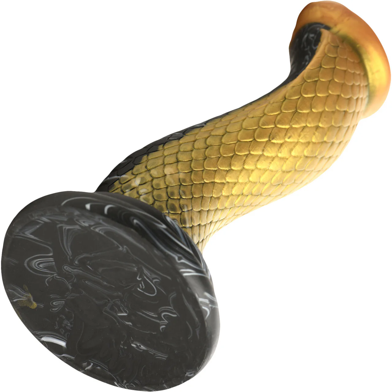 Golden Mamba 8" Silicone Suction Cup Dildo By Creature Cocks - Image 7