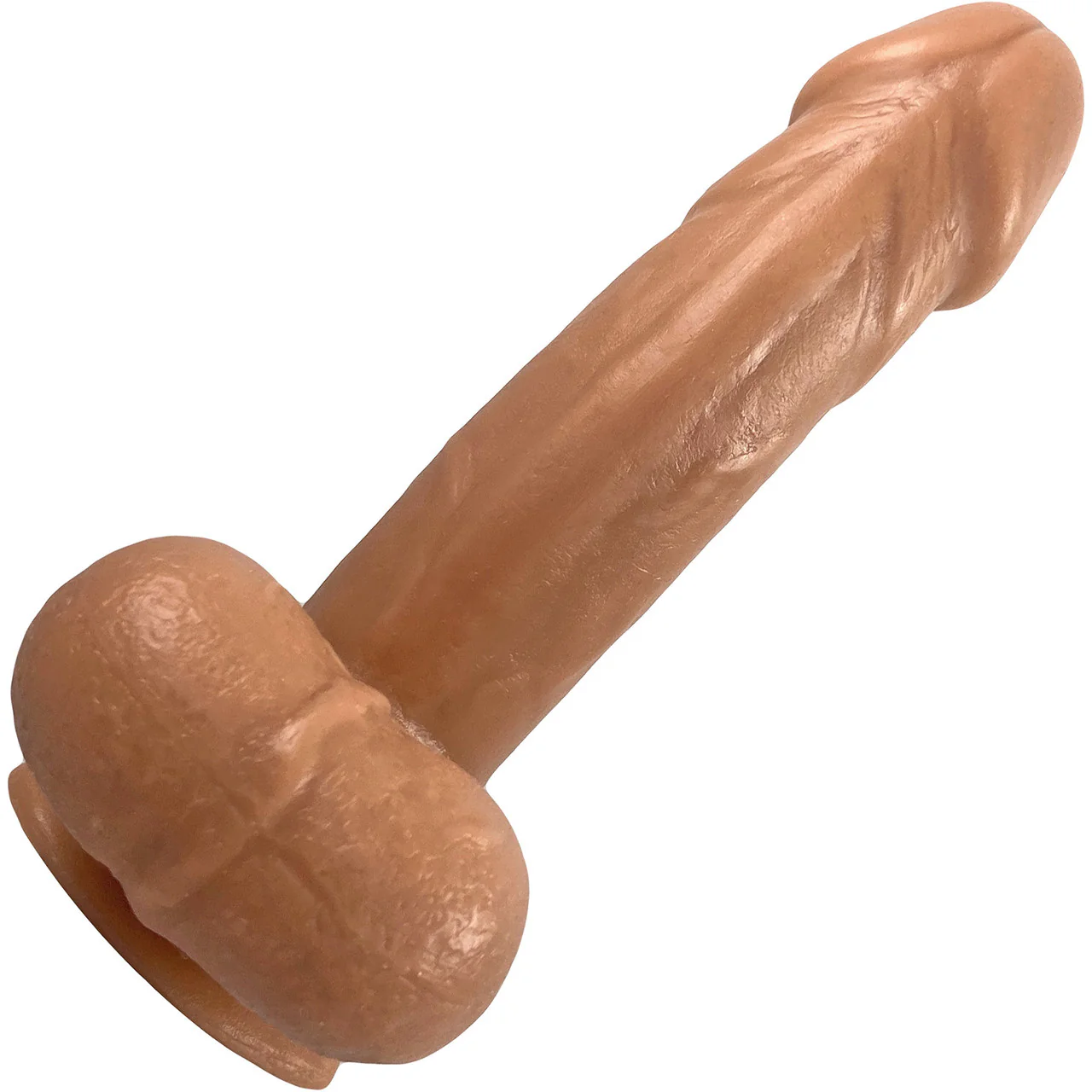 Goodfella Vixskin Realistic Silicone Dildo By Vixen - Caramel - Image 3