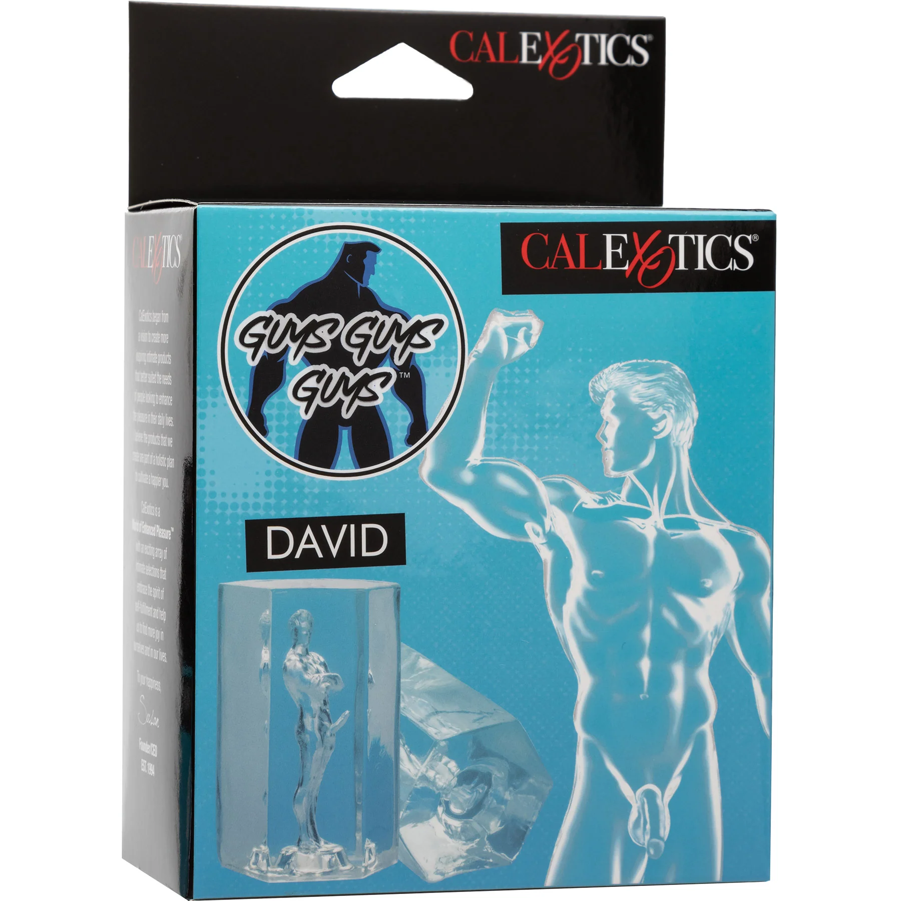 Guys Guys Guys David Clear Penis Stroker By CalExotics - Image 10