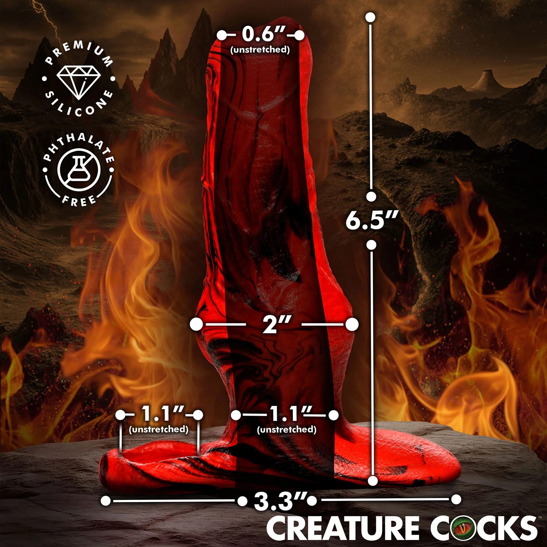 Hell Hound Silicone Penis Enhancer By Creature Cocks - Image 4