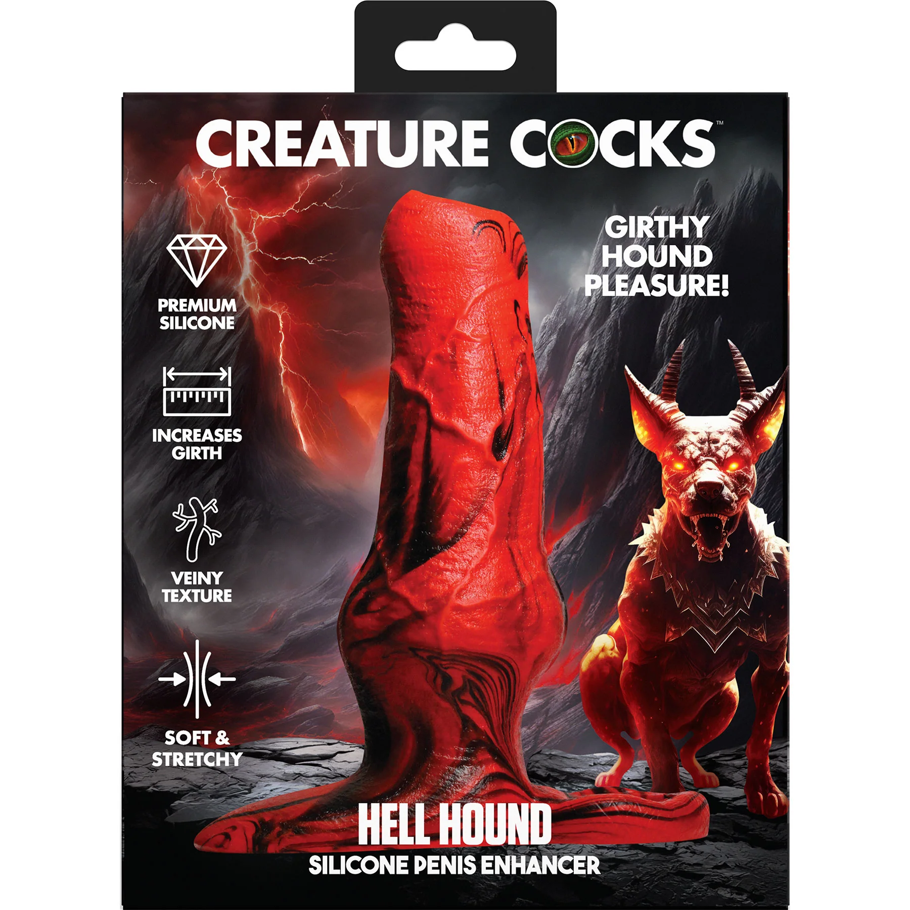 Hell Hound Silicone Penis Enhancer By Creature Cocks - Image 6