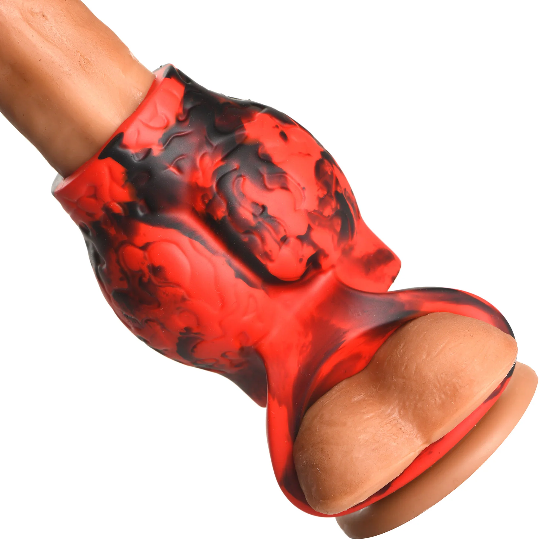 Hell Hound Silicone Penis Sleeve & Ball Stretcher By Creature Cocks - Image 8