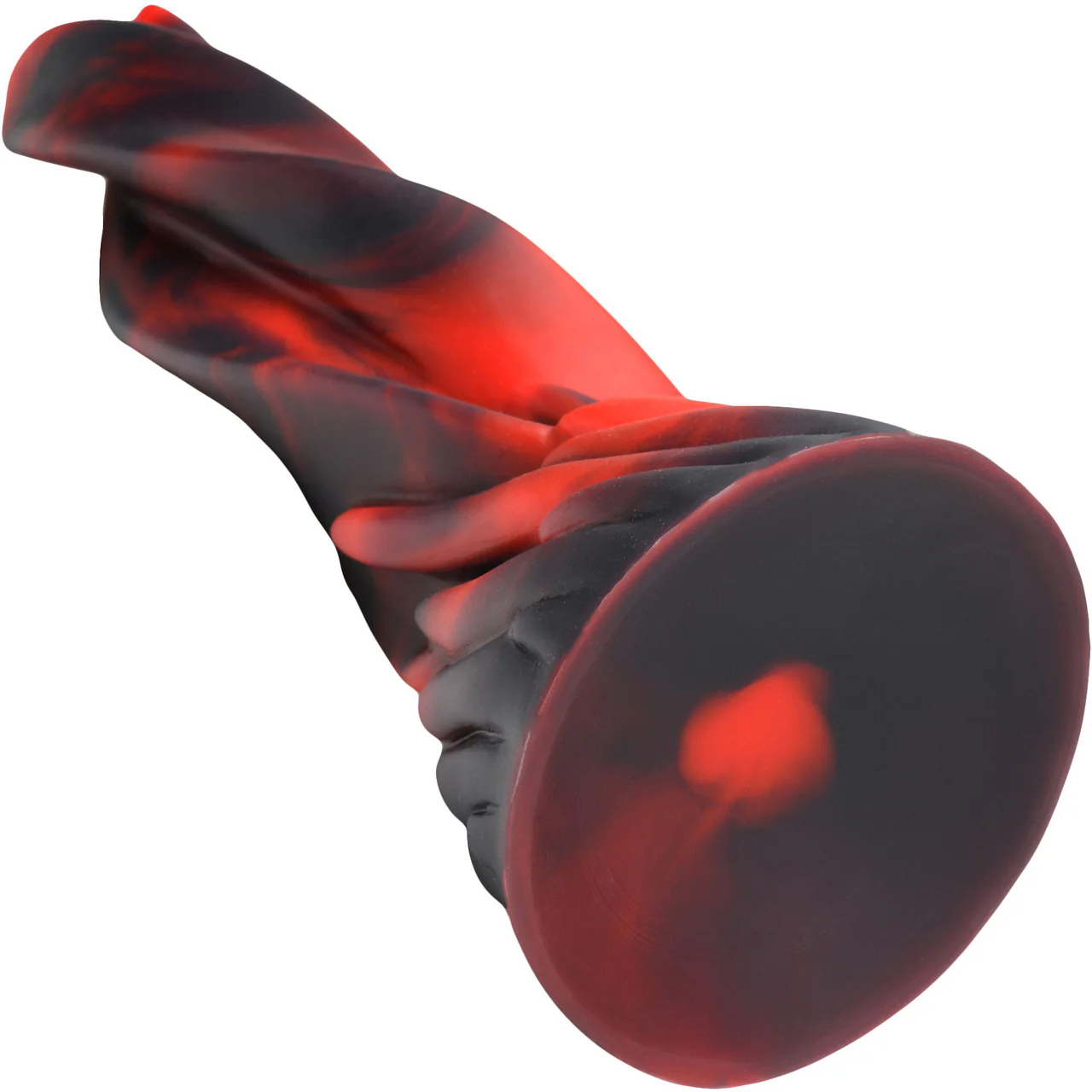 Hell Kiss Twisted Tongues 7.4" Silicone Suction Cup Dildo By Creature Cocks - Image 10