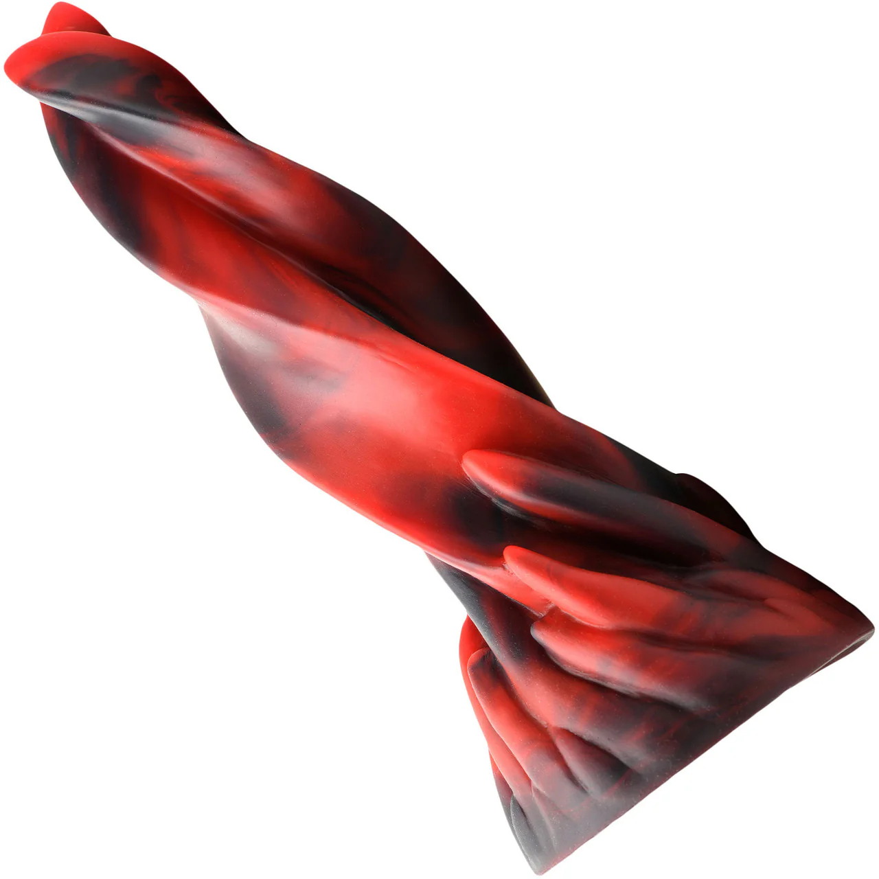 Hell Kiss Twisted Tongues 7.4" Silicone Suction Cup Dildo By Creature Cocks - Image 3
