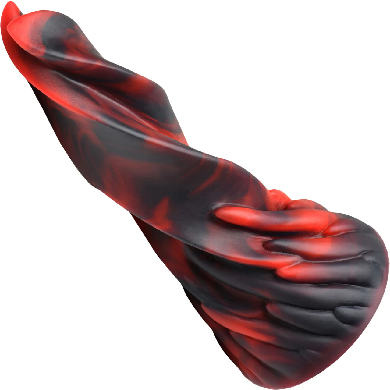 Hell Kiss Twisted Tongues 7.4" Silicone Suction Cup Dildo By Creature Cocks - Image 7