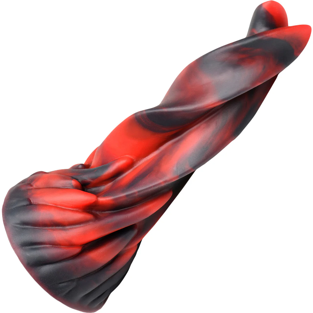 Hell Kiss Twisted Tongues 7.4" Silicone Suction Cup Dildo By Creature Cocks - Image 9