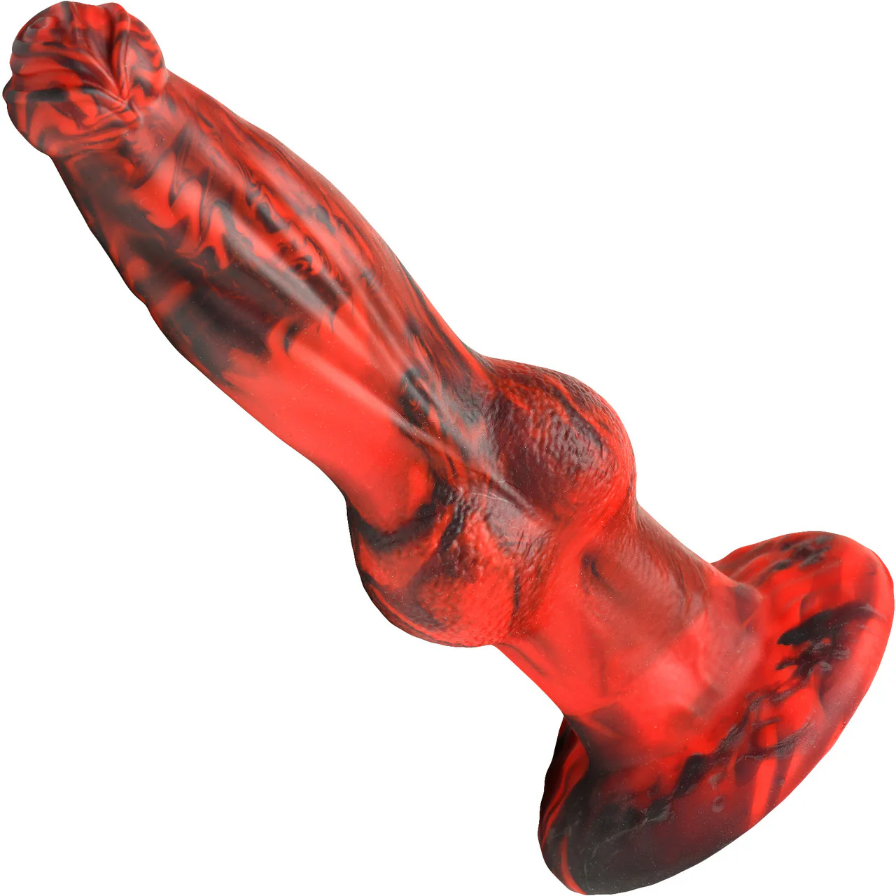 Hell Wolf Rechargeable Thrusting & Vibrating Silicone Suction Cup Dildo With Remote By Creature Cocks - Image 4
