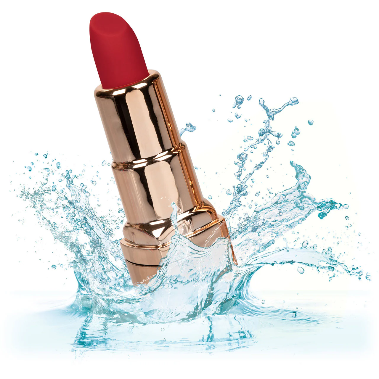 Hide & Play Rechargeable Lipstick Vibrator by CalExotics - Red - Image 7