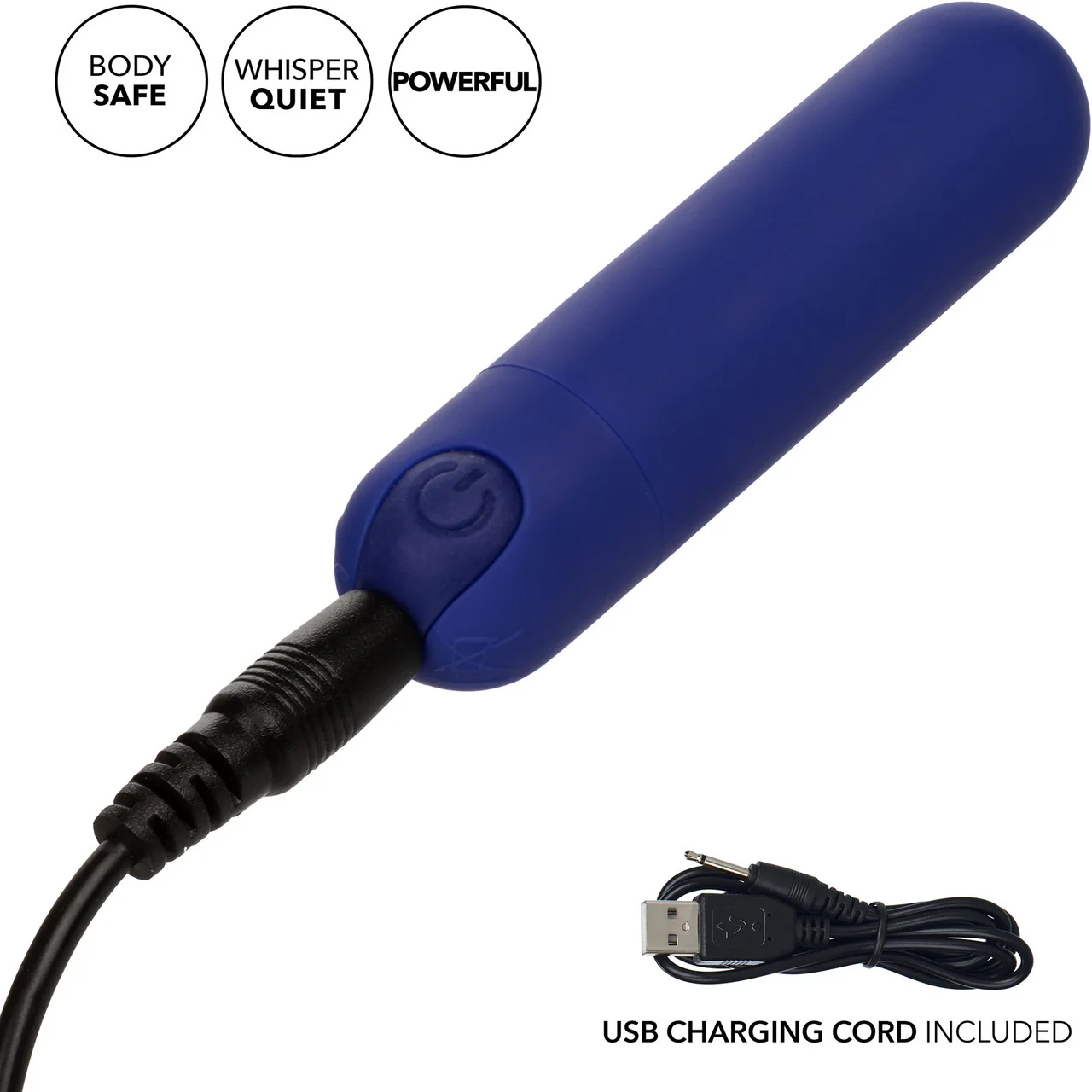 Hideaway Rechargeable Waterproof Mini Vibrator by CalExotics - Blue - Image 12