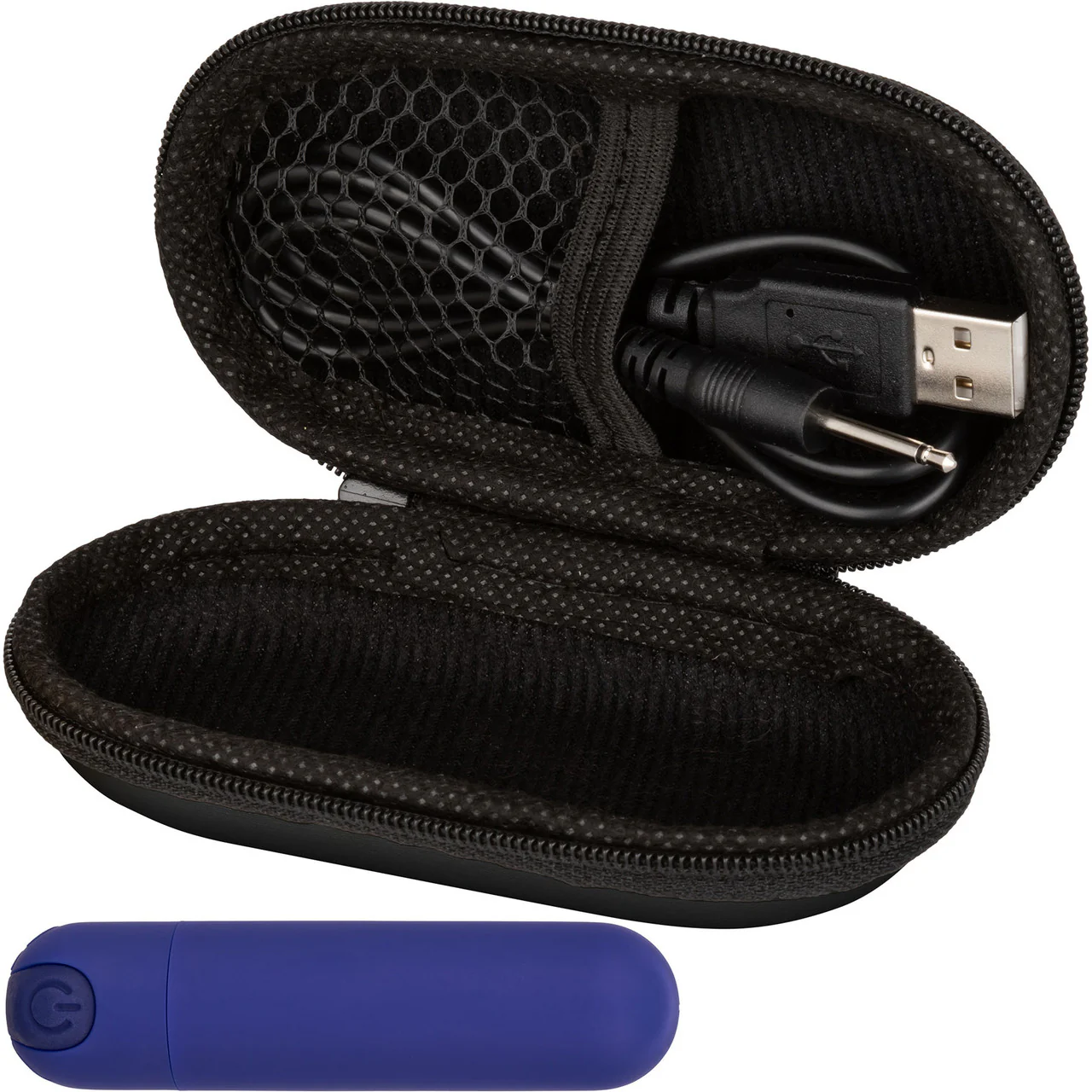 Hideaway Rechargeable Waterproof Mini Vibrator by CalExotics - Blue - Image 5