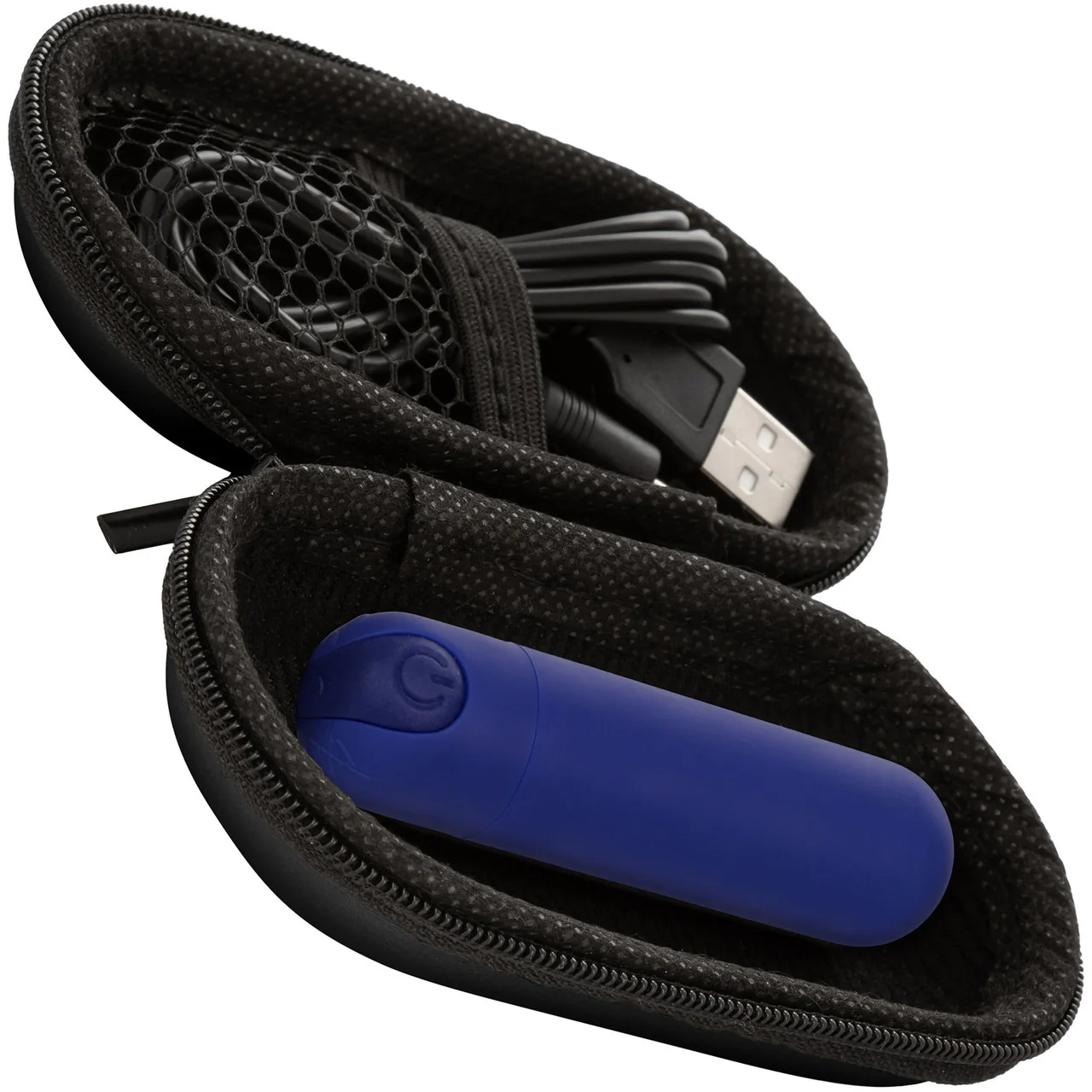 Hideaway Rechargeable Waterproof Mini Vibrator by CalExotics - Blue - Image 9