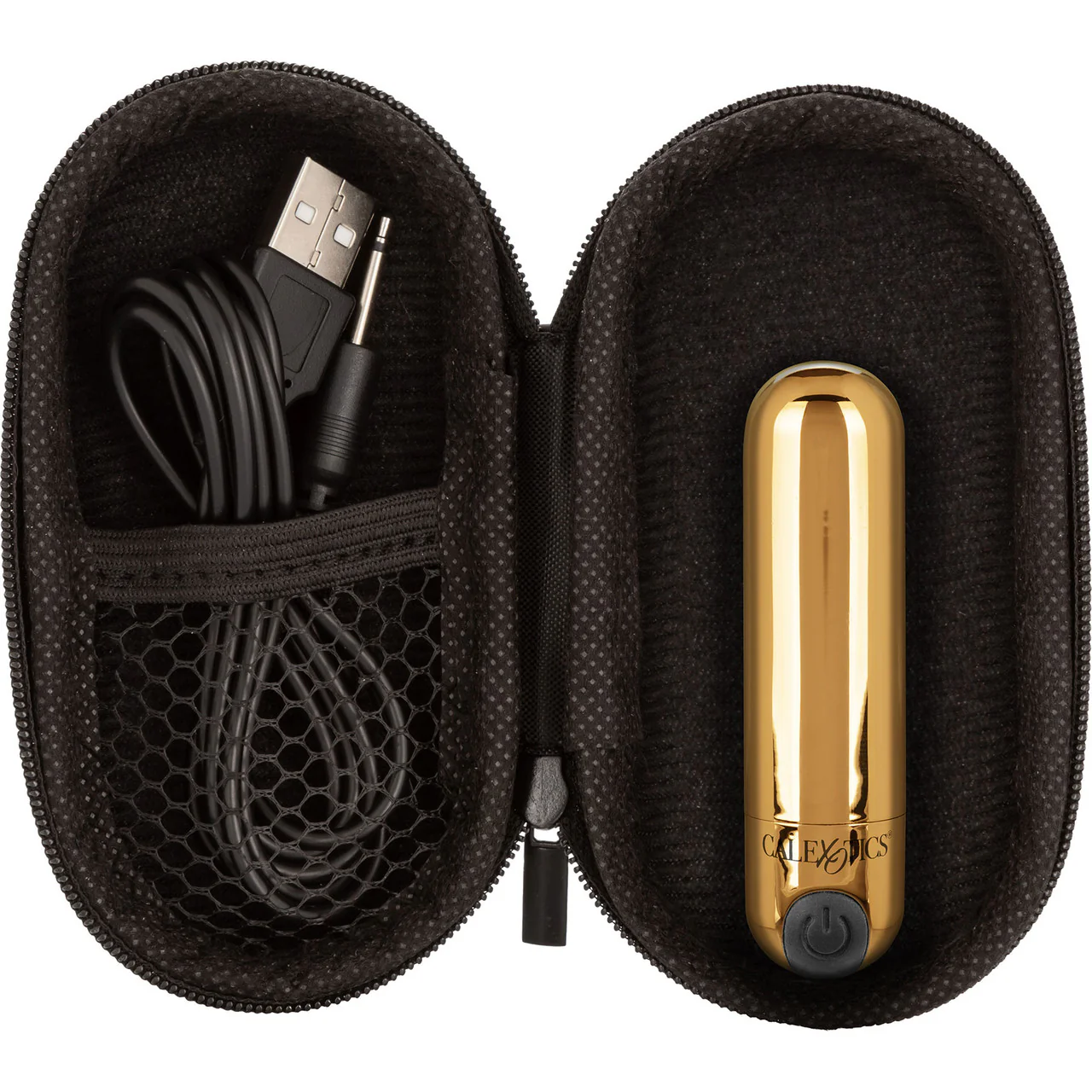 Hideaway Rechargeable Waterproof Mini Vibrator by CalExotics - Gold - Image 5