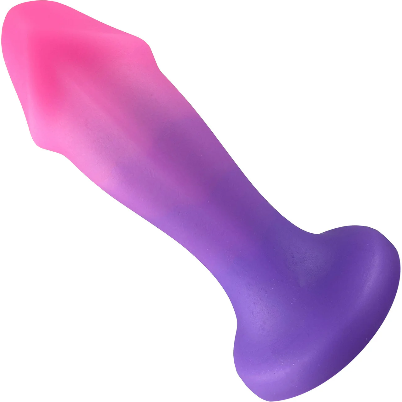 Hole Punch Fluke Silicone Dildo / Butt Plug - Purple Hombre - Image 3