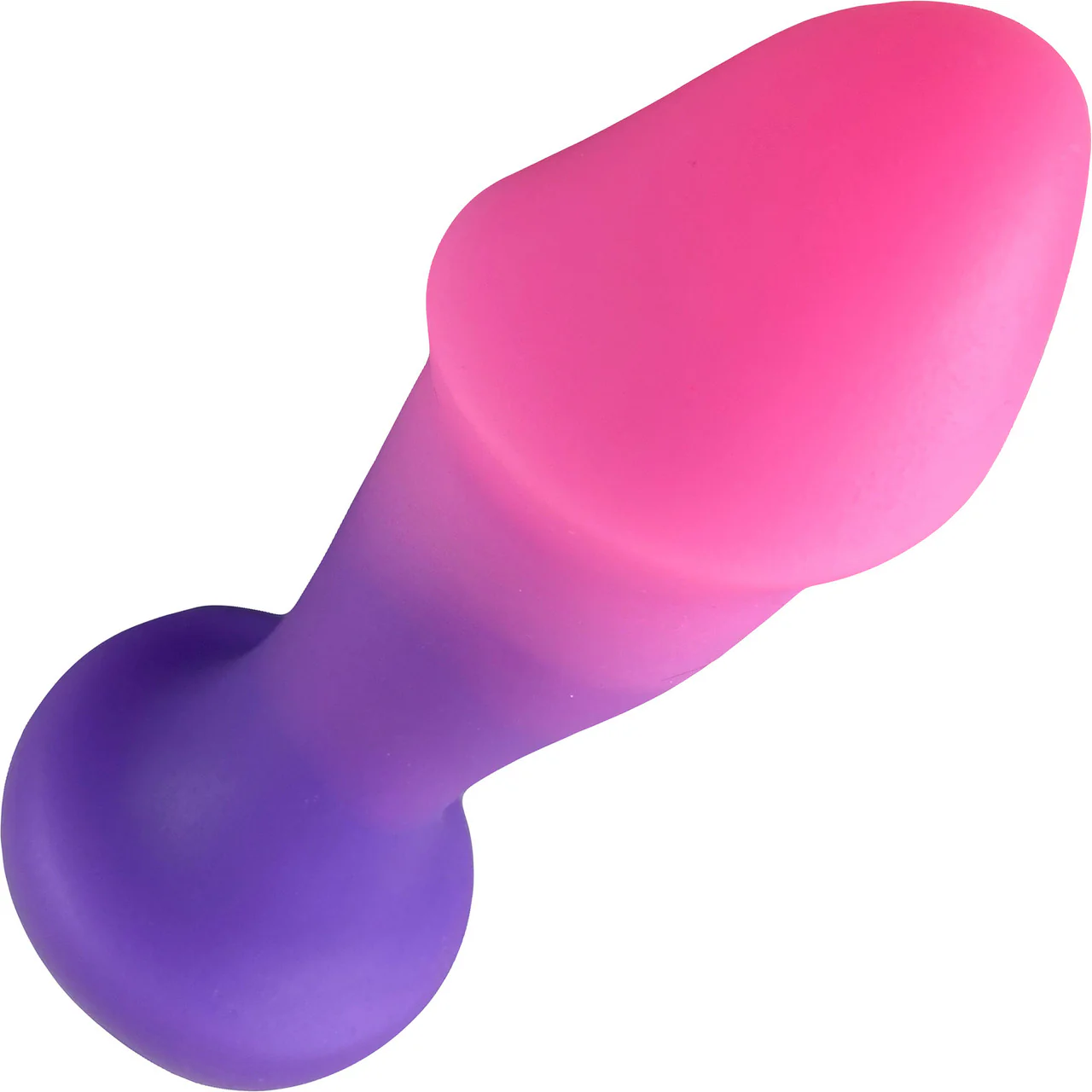 Hole Punch Fluke Silicone Dildo / Butt Plug - Purple Hombre - Image 4
