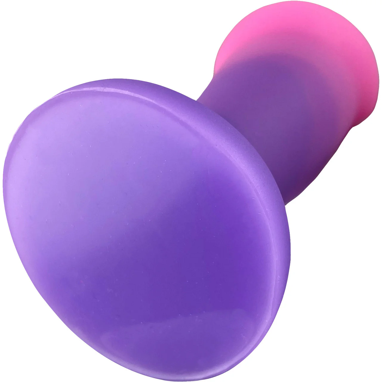 Hole Punch Fluke Silicone Dildo / Butt Plug - Purple Hombre - Image 6