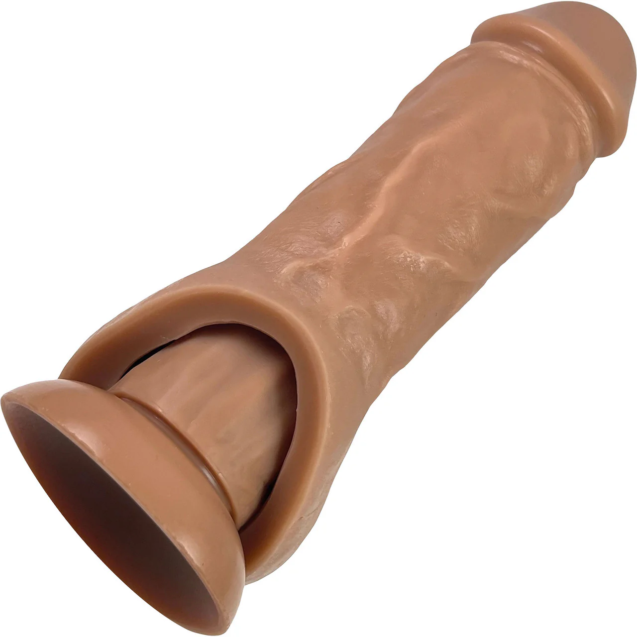 Holster Silicone Penis Extender By Vixen - Caramel - Image 5